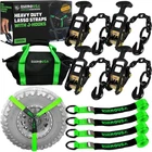 Rhino Usa Car Tie Down Straps 4 Pack 2 X8 J Hooks Green New. Price: $209.99.