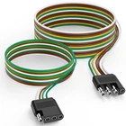 Mictuning 12V Flat 4-WAY Trailer Wiring Harness, 25 +6 Cable, Car-fit Universal New. Price: $26.67.