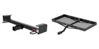 Curt Front Mount Trailer Hitch Receiver W/ Fixed Cargo Carrier Tray 300LBS 31026 New. Price: $497.99.