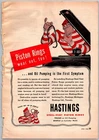 1948 Hastings Steel-vent Piston Rings Stevens Gun Vintage Print Ad Used. Price: $9.50.