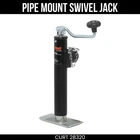 Curt 2000 Pound Pipe-mount Swivel Trailer Jack Topwind Handle 10 Travel 28320 New. Price: $71.99.