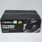 Rhino Usa Utv Wheel Chock Set 4-PACK E-track Tie Downs Atv Trailer Kit Green New. Price: $84.99.