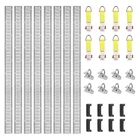 Tie-down Kit, 24PCS 5' E-tracks Set Includes 8 Steel Rails & O-ri New. Price: $315.41.