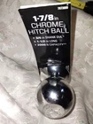 1-7/8" Hitch Ball Chrome Reese New. Price: $15.00.