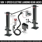 Bulldog 50K Electric Landing Gear Set Dual Trailer Jacks Manual Override Crank New. Price: $2047.99.