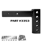 Andersen 4" Drop/rise Steel Adjustable Rack W/ 2.0" Shank For Wd Ez Hd Hitch New. Price: $199.98.