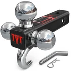 Tyt Trailer Hitch Mount With Tow Hook,fits Tri-ball Black New. Price: $54.44.