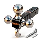 Orcish Trailer Hitch Tri-ball Mount With Tow Hook & Pin, Chrome... Usa Fast Ship New. Price: $51.99.