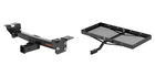Curt Front Mount Trailer Hitch Receiver W/ Fixed Cargo Carrier Tray 300LBS 31302 New. Price: $505.99.