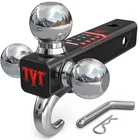 Tyt Trailer Hitch Ball Mount With Tow Hook,fits 2 Inch Receiver,triple Ba... New. Price: $44.99.