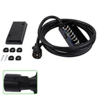 Rv 7 Way Plug Inline Pre-wired Trailer Cord Junction Box W/12 Foot Cable New. Price: $30.39.