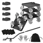 Furniture Dolly 2000LB Heavy Duty 5X 360 Wheels 6.4IN Gray Sz Loyal Tiger Mover New. Price: $59.99.