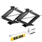 Set Rv Scissor Jacks 6500 Lbs 24" Camper Trailer Stabilizer Leveling Kit New. Price: $59.99.