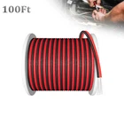 100FT 22 Gauge Red Black Wire Tinned Copper Truck Trailer Extension Cable New. Price: $25.97.
