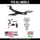 For 05-09 Hyundai Tucson Trailer Hitch 4 Pin Wiring 2" Ball Fits Curt 3.5K New. Price: $377.99.