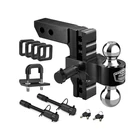 Kohree 6" Adjustable Trailer Hitch Fit Inch Receiver, Dual Solid Ball 2" An... New. Price: $106.96.