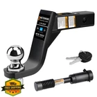 Metoware 2" Ball Hitch Mount 6" Drop Lock Black. Price: $77.69.