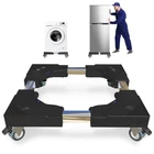 Kupao Appliance Dolly Cart With 4 Locking Wheels Mini Fridge Stand Adjustable... New. Price: $90.99.