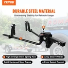 Weight Distribution Hitch Kit 1000 Lbs W/ Sway Control & 2" Shank, Black New. Price: $351.99.