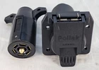 Pollak Trailer Plug 6-24 Volts 12-707E 7-WAY Connector & Female New. Price: $24.99.
