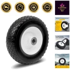 All-terrain 12" Flat-free Solid Tire 1" Bore & 330 Lb Capacity Easy Install New. Price: $45.99.
