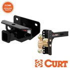 Curt Rear Trailer Hitch & Dual-ball Channel Mount For Select Ram 1500 2500 3500 New. Price: $292.95.
