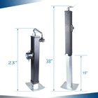 13" Adjustable Drop Leg 15" Lift 8000LBS Swivel Trailer Jack Tongue Pipe-mount New. Price: $69.04.