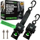 Rhino Usa Retractable Boat Trailer Tie Down Straps 2PK Durable (2IN X 43IN) New. Price: $132.01.