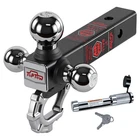 Chrome Hitch Balls With Hook And 5/8" Lock, New. Price: $76.11.