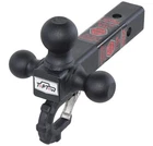 Toptow Trailer Hitch Tri-ball With Balls & Beast Hook Matte B... New. Price: $60.12.