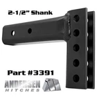 Andersen 4" Drop/rise Steel Adjustable Rack W/ 2.5" Shank For Wd Ez Hd Hitch New. Price: $179.98.