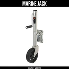 Curt Marine Jack With Inch Wheel 1500 Lbs 10 Travel 28115 New. Price: $100.99.