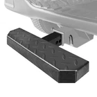 Universal Hitch Step For 2" Receivers, Anti Slip And Rust Towing Bumper Guard New. Price: $67.45.