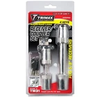 Trimax TM31 Receiver & Coupler Lock-keyed Alike Set, Chrome New. Price: $49.48.
