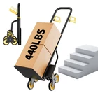 Garvee Stair Climbing Dolly 440LBS 3-WHEEL Foldable Steel Frame Non-slip Grip New. Price: $55.99.