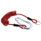 Red - 6 Foot Trailer Breakaway Coiled Safety Cables For Rv Emergency New. Price: $9.10.