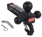 Patented Forged Trailer Hitch Tri-ball With Hook: 3 Sizes In 1 Tow Ball... New. Price: $57.52.