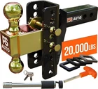Adjustable Trailer Hitch Inch Receiver 6 Drop 20000LBS Capacity New. Price: $143.63.