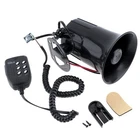 Drisentri Wired Alarm Siren Horn, 100W 12V 6 Sound Car Truck Speaker Black New. Price: $26.99.
