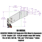 Gen-y Hitch Executive Torsion-flex 5TH Wheel Gooseneck 30K GH-8055AL New. Price: $1799.95.