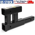 4000LB Dual Hitch Extension 2" Receiver Tow Trailer Haul Bike Rack Cargo Carrier New. Price: $54.99.