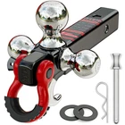 Ayleid Trailer Hitch Tri-ball Mount With Hook&pin&rotatable Tow Shackle,fits ... New. Price: $90.65.
