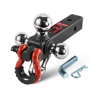 Trailer Hitch Tri-ball Mount: With Swivel Tow Shackle And H... Fast Usa Ship New. Price: $67.55.