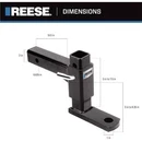 Reese Towpower 21141 Trailer Hitch Ball Mount, Fits Inch Square Receiver, 5.25 New. Price: $42.48.