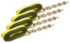 (4 Pack) 2" 14' Replacement Tie Down Strap W/ Chain Extension For 8-POINT T... New. Price: $56.39.