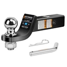 Metoware Trailer Hitch Mount, 2" With Ball, Drop, Black New. Price: $67.99.