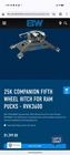 B&w Companion 5TH Wheel Hitch - Heavy Duty Excellent Condition New. Price: $999.99.