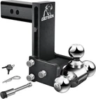 & Stow Adjustable Trailer Hitch Mount 2.5" Receiver 7" Drop Tri-ball New. Price: $199.99.