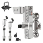 Jyoelron Adjustable Aluminum Trailer Hitch Ball Mount For 2 Receiver Includes. Price: $199.98.