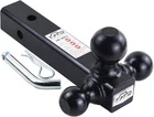 Trailer Receiver Hitches Tow Black Triple Ball Mount For 2 Inch New. Price: $44.19.